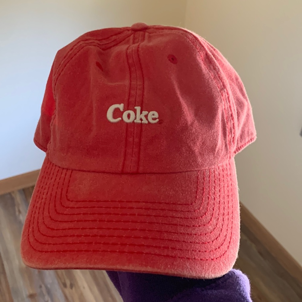 Red Coke baseball hat